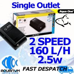 Aqua One Precision 2500 Air Pump Single 160LH 10069 Box and Pump EBAY