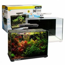 Aqua One Focus 36 Glass Aquarium 36L White