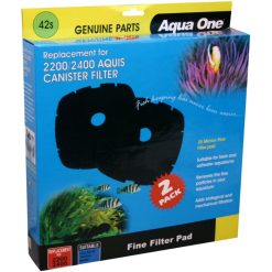 SPONGE 35ppi 2 Pack 42S - Aqua One Nautilus Canister Filter 2700 and Aquis Advance 2200 / 2400