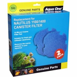 SPONGE 15ppi 2 Pack 84S - Aqua One Nautilus Canister Filter 1100 / 1400