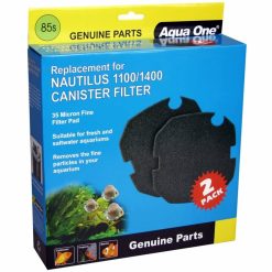 SPONGE 35ppi 2 Pack 85S - Aqua One Nautilus Canister Filter 1100 / 1400