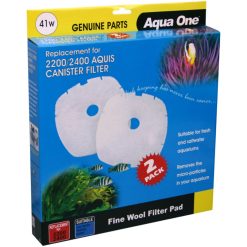 WOOL PAD 2 Pack 41W suit Aqua One Nautilus Canister Filter 2700 and Aqua One Aquis Advance 2200 / 2400
