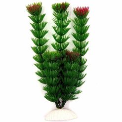 Resun 8 inch Plastic Plant Green and Red #6