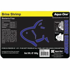 Brine Shrimp Frozen Fish Fish Food 100g Punch Out Pack