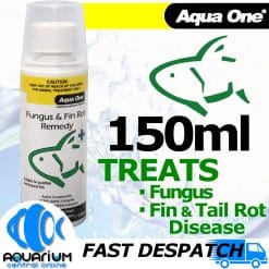 Aqua One Fungus & Fin Rot Remedy 150ml 92122 EBAY 2