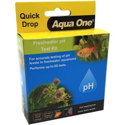 Aqua One Quick Drop pH Freshwater 4.5 To 10 Test Kit - 60 Tests