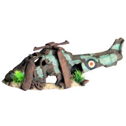 Aqua One Ornament Ruined Helicopter XL 74x25x24cm