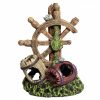 Aqua One Ornament Twin Barrel with Ship Wheel
