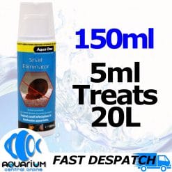 Aqua One Snail Eliminator 150ml 92242 EBAY