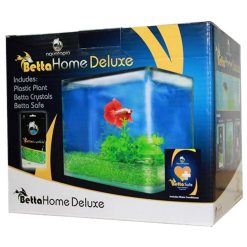 Aquatopia Betta Home Deluxe 2.4L Glass Aquarium Fish Tank