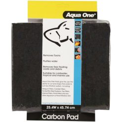 Aqua One Carbon Pad 25.4 W x 45.7cm Self Cut Filter Pad