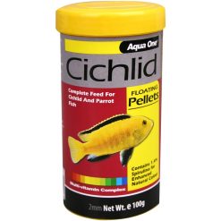 Aqua One Cichlid Floating Pellets 2mm 100g