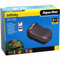 Aqua One Infinity AP-750 Air Pump Twin Outlet 2 x 200L/H
