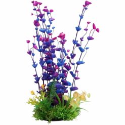 Aqua One Plastic Plant Ecoscape Large Ogris Auribus Purple 30cm