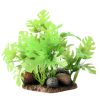 Aqua One Plastic Plant Bettascape Monsteras Rock Garden Green