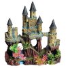 Aqua One Ornament Castle with River and Plant 22 x 12 x 23.5cm
