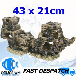 Aqua One Ornament Shipwreck Med 43x21cm 2 Pce