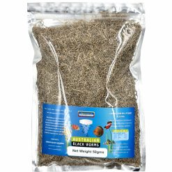 Australian Blackworms 50g Original - Freeze Dried