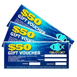Aquarium Central Gift Voucher Certificate $50