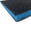Self Cut 3 Layer Blue Sponge with Infused Carbon
