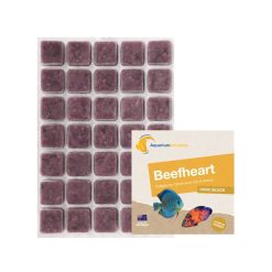 Aquarium Industries Frozen Beef Heart Food Choc Block - 100g