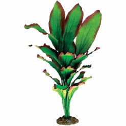 Silk Plant Amazon Red Green 40cm
