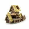 Bioscape Ornament Yellow Roofed Home 11.5 x 11cm