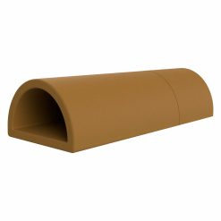 EzyCave D Shape Light Brown 13cm x 3.5cm x 5.5cm Bristlenose Plecostomus L Number Log