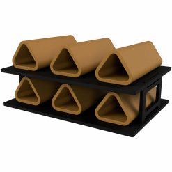 EzyCave Ezy Stacker Pro Kit Triangle Light Brown Bristlenose Plecostomus L Number Log
