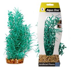 Aqua One Plastic Plant  Hygrophila Green Large