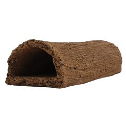 Bristlenose, Pleco and L-Numbers Catfish D-Shape Ceramic Breeding Log Super Small 14 x 4.3 x 2.7cm