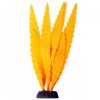 Aqua One Flexiscape Large Indica Fern Orange Plastic Aquarium Plant 25cm 29404