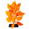 Aqua One Flexiscape Small Mermaid Weed Orange Plastic Aquarium Plant 13.5cm 29417