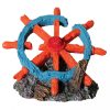 Aqua One Ornament Hermit Crab Ship Wheel 14 x 10.5 x 10.5cm 37182