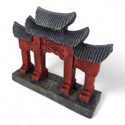 Chinese Gate Entrance Ornament 11.5 x 3 x 9.5cmH CH10086 FRONT ANGLE VIEW