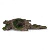 Deluxe Moss Covered Jumbo Tree Log with Hole Ornament 51x19x11cmH F25270 LOW FRONT VIEW