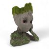 Groot Planter Head with Moss 10x7x13cmH F3027 FRONT ANGLE VIEW
