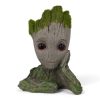 Groot Planter Head with Moss 10x7x13cmH F3027 FRONT VIEW