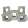 Hollow Squares Wall Ornament 13x2.5x8cmH CH50188M FRONT VIEW