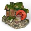 Hut with Moss and Waterwheel 7757 RIGHT VIEW