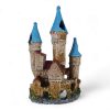 Large Fantasy Castle Blue Ornament 12 x 11 x 20.5cmH CH11267CS BACK VIEW