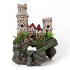 Large Two Tower Castle 18.5 x 13 x 24cmH CH11216 FRONT VIEW