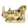 Rhino Skull Ornament LEFT SIDE