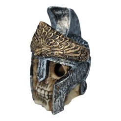 Roman Soldier Skull Ornament CH40167 LEFT SIDE ANGLE