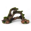 Small Driftwood on Rocks with Moss Ornament 20.5 x 7.5 x 12cmH F7326 BACK VIEW