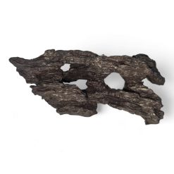 Small Driftwood with Holes Ornament 18x6x7.5cmH 2032 FRONT VIEW