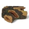 Small Log with Holes 14 x 9.5 x 7cmH 25275S FRONT ANGLE VIEW