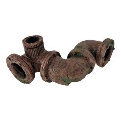 Small Pipes Ornament 19 x 6 x 8cmH CH90201A ANGLE VIEW