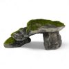Small Platform Cave with Moss 20 x 12 x 7.5cmH 25220SB FRONT VIEW