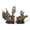 Small Shipwreck 2 Piece Ornament 23 x 7 x 25.5cmH 3053 LEFT SIDE VIEW